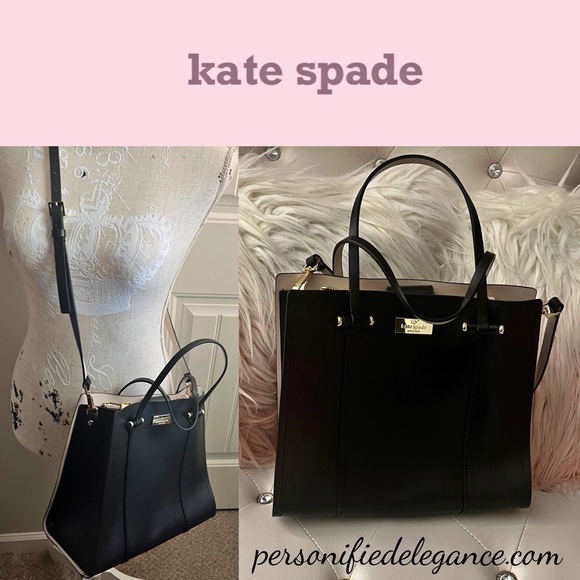 Kate Spade Arbour Hill Elodie Black Pebble Crossbody Bag - Picture 1 of 14